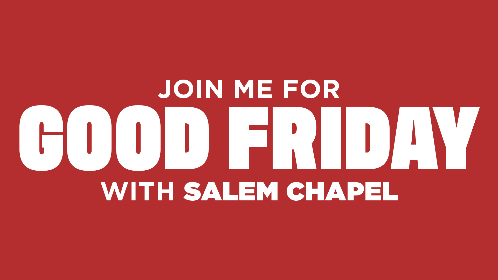Good Friday invite image